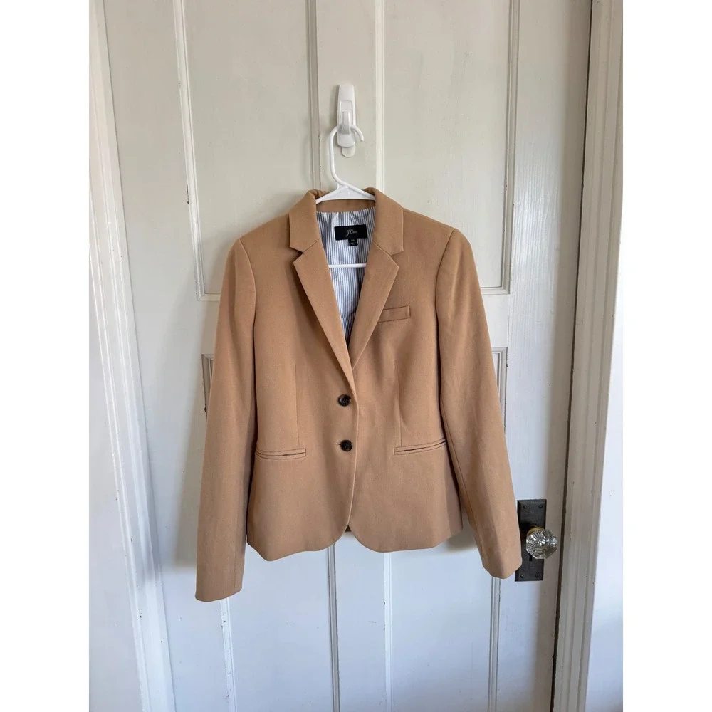 J.Crew women's tan Schoolboy blazer size XS